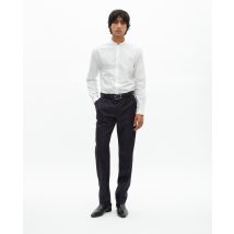 Pantalón De Traje Slim-fit De Lana Azul Marino para Hombre - The Kooples