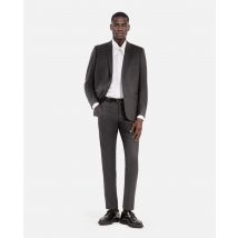 Gray Wool Suit Pants Slim Fit for Man - The Kooples