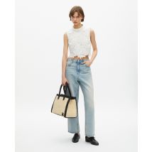 Top En Dentelle Fleurie Écru pour Femme - Taille 0 - The Kooples