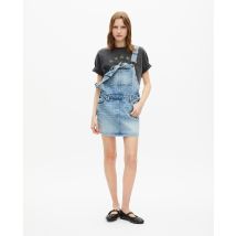 Robe Courte Salopette Denim pour Femme - Taille 0 - The Kooples