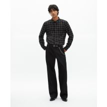 Black Plaid Shirt For Man - The Kooples