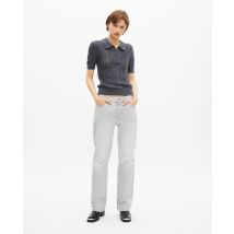 Jersey Gris De Lana Merino De Manga Corta para Mujer - The Kooples