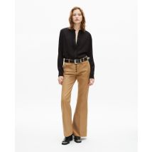 Chemise En Soie Noire pour Femme - Taille 0 - The Kooples