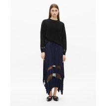Jupe Longue Plissée Bleu Marine pour Femme - Taille 1 - The Kooples