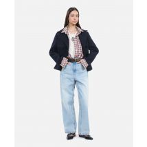 Caban Court Bleu Marine pour Femme - Taille 36 - The Kooples