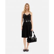 Caraco En Soie Noir pour Femme - Taille 1 - The Kooples