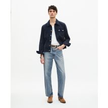 Navy Blue Cotton Jacket For Man - The Kooples