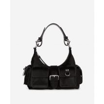 Sac Amelia En Effet Poulain Noir - The Kooples