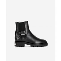 Bottines Chelsea En Cuir Noires pour Femme - Taille 40 - The Kooples