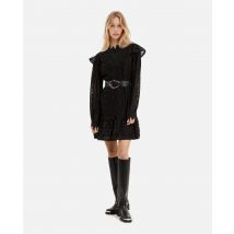 Robe Courte En Dentelle Noire pour Femme - Taille 4 - The Kooples