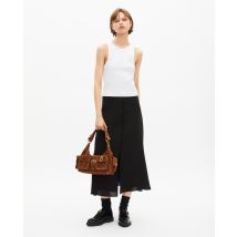Jupe Longue En Soie Noire pour Femme - Taille 0 - The Kooples