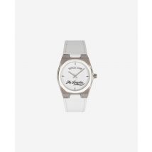 Montre Avec Logo Et Bracelet En Cuir Blanche - Idée cadeaux - pour Femme - The Kooples