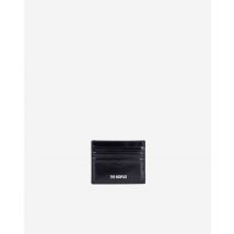 Porte Cartes Amelia En Cuir Noir pour Femme - The Kooples