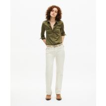 Khaki Shirt for Woman - The Kooples
