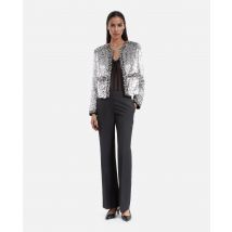 Sequin And Silver Pearl Jacket For Woman - The Kooples
