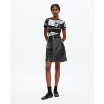Camiseta Con Serigrafía En Blanco Y Negro para Mujer - The Kooples