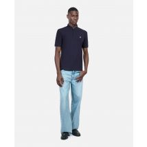 Navy Blue Pique Cotton Polo T-shirt for Man - The Kooples