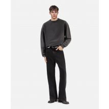 Sweatshirt Avec Serigraphie Noir Délavé pour Homme - Taille S - The Kooples