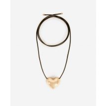Collier Pendentif Cœur Doré pour Femme - The Kooples