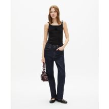 Débardeur Côtelé Noir pour Femme - Taille 2 - The Kooples