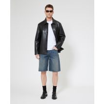 Short En Denim Avec Chaîne Bleu pour Homme - Taille 32 - The Kooples