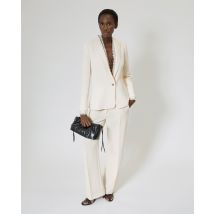 Suit Jacket With Ecru Lace Band for Woman - The Kooples