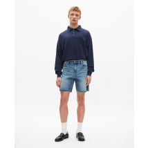 Blue Denim Bermuda Shorts for Man - The Kooples