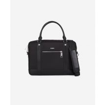 Porte-documents En Cuir Et Fibre Nylon Noir pour Homme - The Kooples