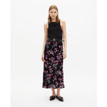 Jupe Longue Imprimé Fleuri Noire pour Femme - Taille 3 - The Kooples