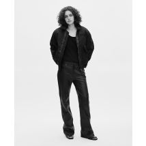 Blouson Aviateur Noir The Kooples X Schott Nyc pour Femme - Taille M - The Kooples