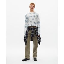 Pull En Laine Mérinos Tie And Dye Bleu pour Homme - Taille M - The Kooples