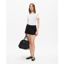 Polo Col Mao Blanc pour Femme - Taille 2 - The Kooples