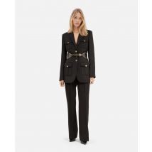 Black Safari Jacket for Woman - The Kooples