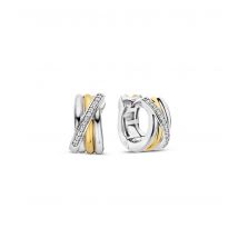 925 Sterling Silver Huggie Hoops 7960ZY
