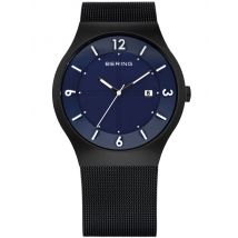 Bering Solaruhr Classic 14440-227 Herrenuhr schwarz blau 40 mm