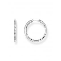 Thomas Sabo CR673-051-14 Silberne Creolen Pavé Silber 20,0 mm Damen