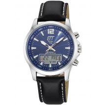 ETT Eco Tech Time EGA-11714-31L Herrenuhr Funk Solar Drive Professional Chronograph 45mm 5ATM