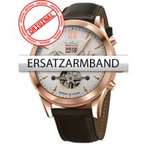 Perigaum Ersatzband Leder P-1112 braun rose Schliesse 22 mm