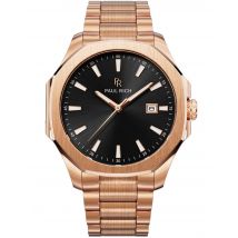 Paul Rich PR-46702 Herrenuhr Mercer Regent Rose Gold Black 40,5 mm 5ATM