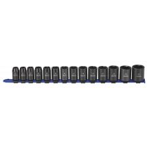 Carlyle Tools by NAPA 61-0302 1/2" Dr 11 pc Metric Impact Socket Set 10-27mm