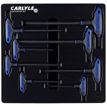 Carlyle Tools by NAPA LHHBS8M 8pc L Handle Hex Ball End Key Set Metric