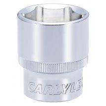 Carlyle Tools by NAPA S12027M 1/2" Drive 27mm 6 Pt Socket