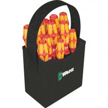Wera 12 Piece Kraftform Plus VDE Insulated 2Go Screwdriver Set