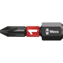 Wera 851/1 Impaktor Phillips Screwdriver Bits PH1 25mm Pack of 10