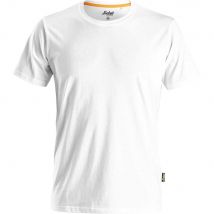 Snickers 2526 Mens Allround Work Organic Cotton T Shirt White 2XL