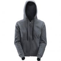 Snickers Ladies Zip Hoodie Steel Grey XL