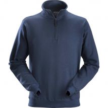 Snickers 2818 Mens 1/2-Zip Sweatshirt Navy 2XL