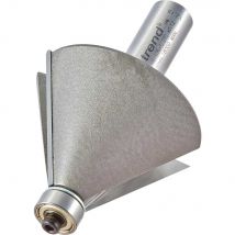 Trend Bevel Bearing Guided Router Cutter 53mm 35mm 1/2"