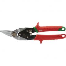 Milwaukee Metal Compound Aviation Snips Right Cut 250mm