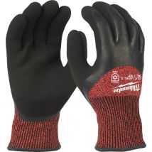 Milwaukee Winter Lined Cut Level 3 Work Gloves Black / Red XL Pack of 1